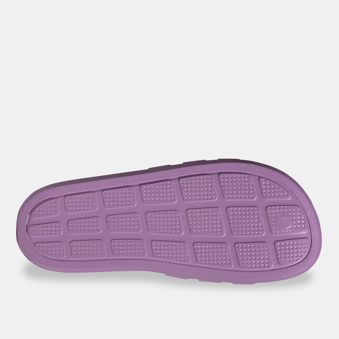 adidas Men's Adilette Flow Slides Purple adidas Men's Adilette Flow Slides Purple image number 3