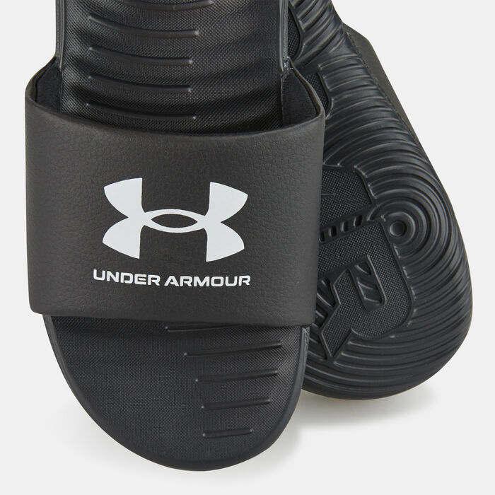 Under Armour Kids' UA Ansa Fixed Slides Black Under Armour Kids' UA Ansa Fixed Slides Black image number 2