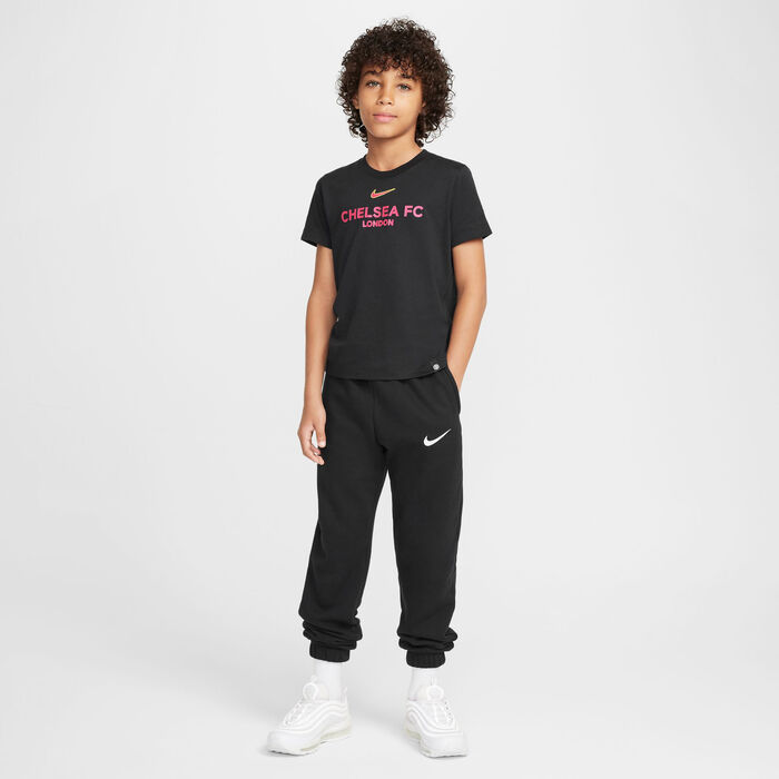Nike Kids' Chelsea Football T-Shirt Black Nike Kids' Chelsea Football T-Shirt Black image number 2
