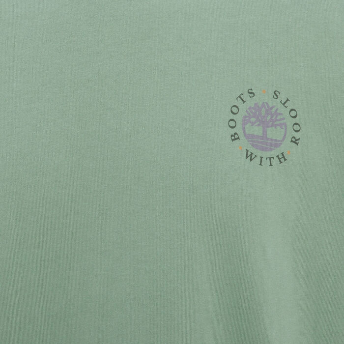 Timberland Men's Washed Boot Lab Graphic T-Shirt Green Timberland Men's Washed Boot Lab Graphic T-Shirt Green image number 2