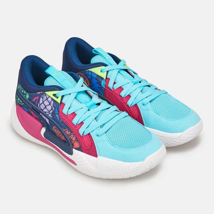 PUMA Men's Court Rider Chaos Fresh Basketball Shoe Blue PUMA Men's Court Rider Chaos Fresh Basketball Shoe Blue image number 2