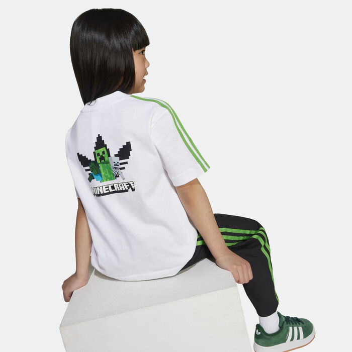 adidas Originals Kids' Minecraft T-Shirt White image number 3
