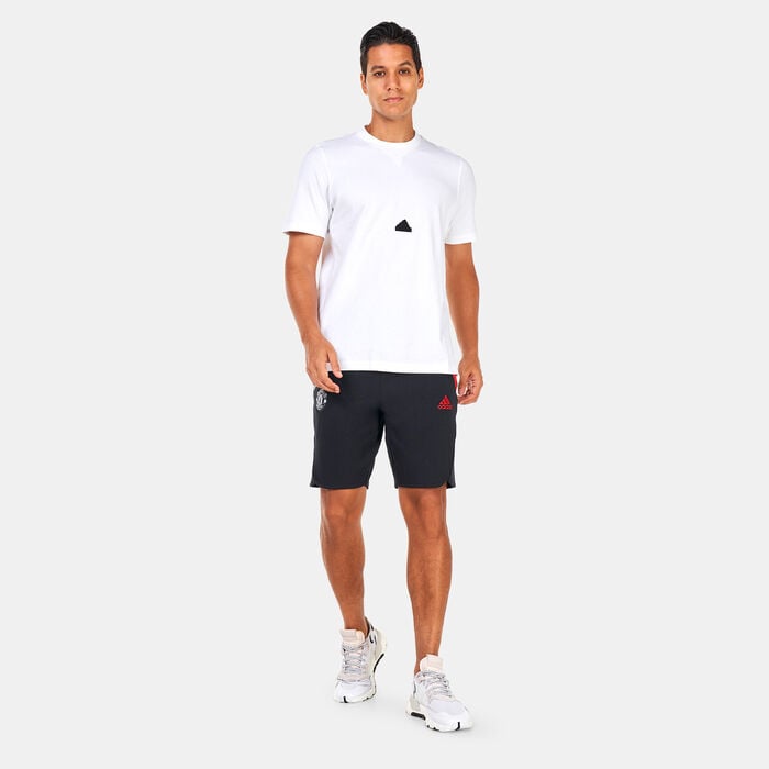 adidas Men's Manchester United Travel Shorts Black adidas Men's Manchester United Travel Shorts Black image number 2