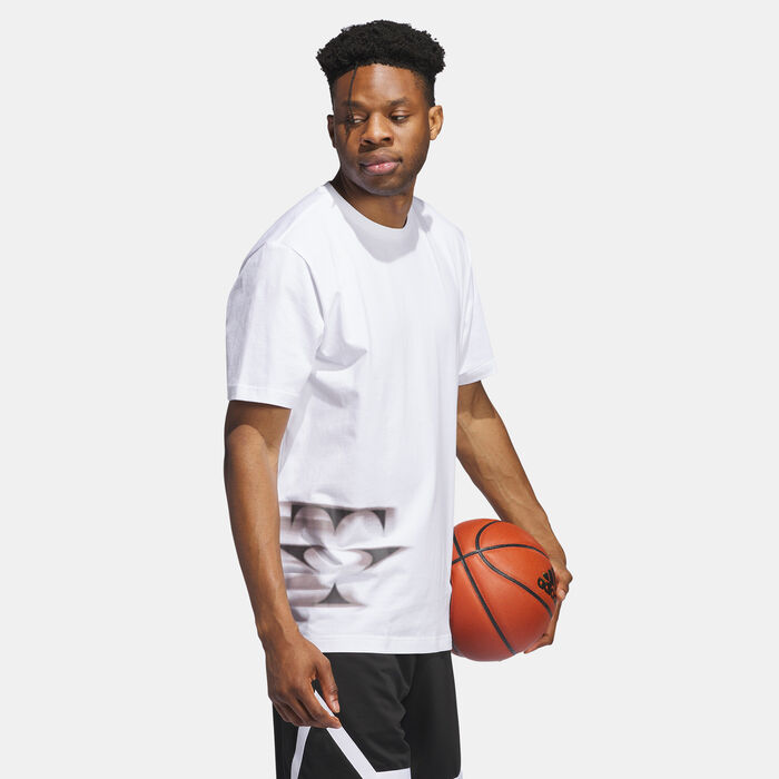 adidas Originals Men's Trae Foundation T-Shirt White adidas Originals Men's Trae Foundation T-Shirt White image number 2