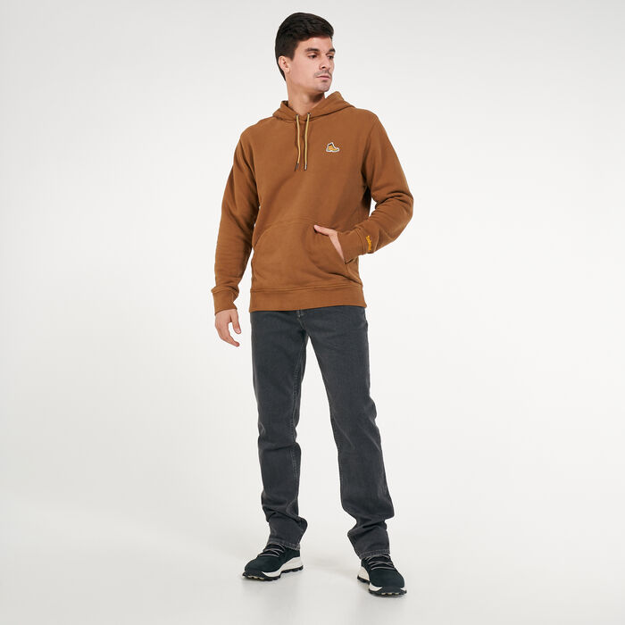 Timberland Men's Boot Logo Hoodie Brown Timberland Men's Boot Logo Hoodie Brown image number 2