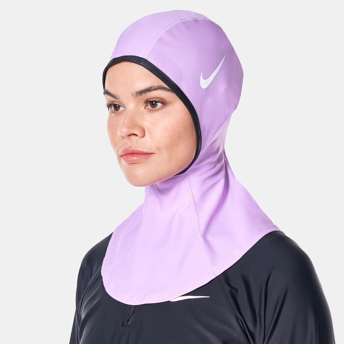Nike Swim Women's Victory One Swimming Hijab Purple image number 0
