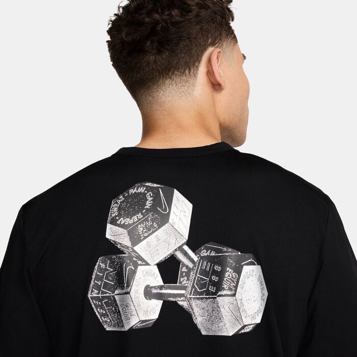 Nike Men's Hyverse Dri-FIT Graphic Training T-Shirt Black Nike Men's Hyverse Dri-FIT Graphic Training T-Shirt Black image number 2