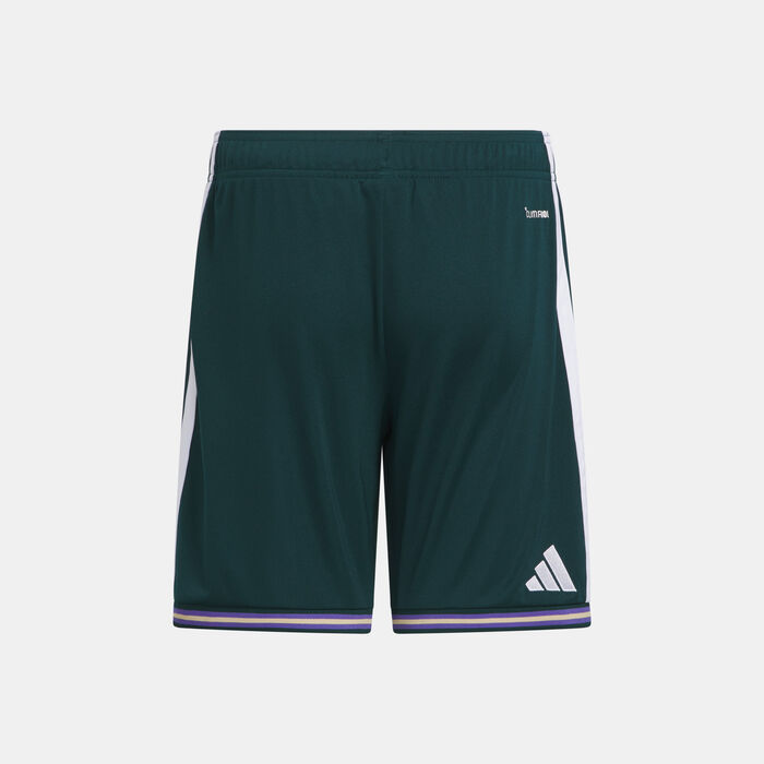 adidas Kids' Saudi Arabia 26 Home Football Shorts Green image number 3