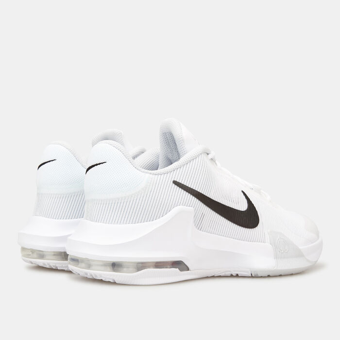 Nike Men's Air Max Impact 4 Basketball Shoe White image number 3
