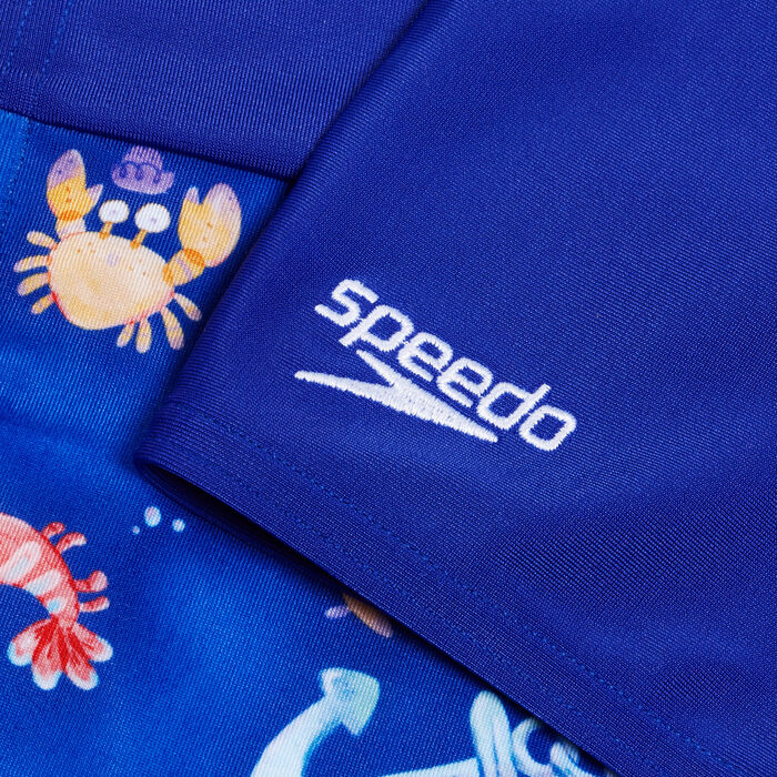 Speedo Kids' Digital Allover Swimming Jammers Blue image number 3