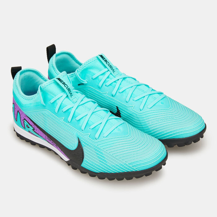 Nike Men's Mercurial Vapor 15 Pro Turf Football Shoes Green image number 2