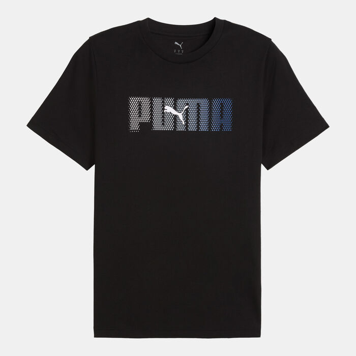 PUMA Men's ESS Logo Lab T-Shirt Black image number 0
