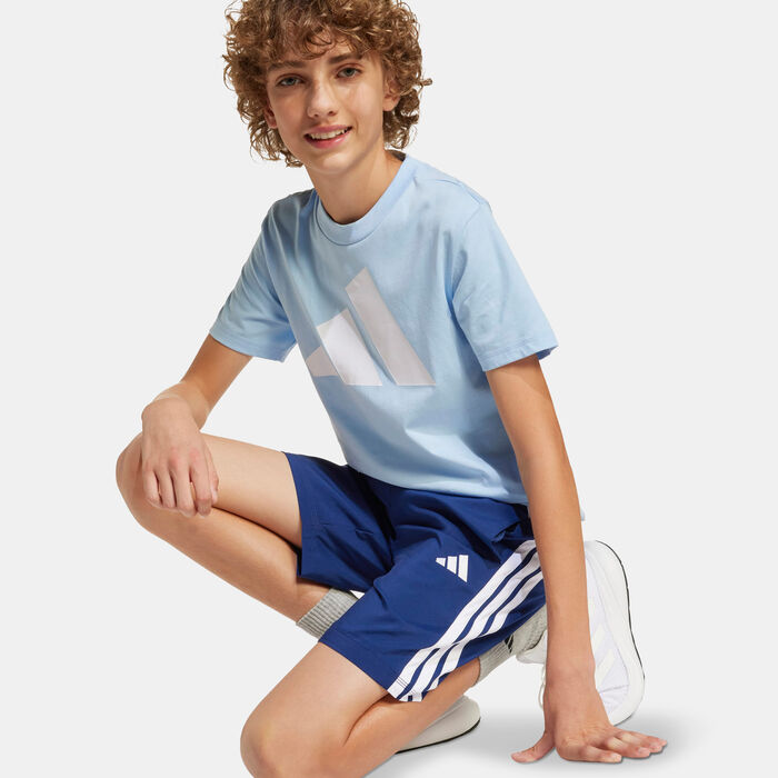 adidas Kids' Essentials Shorts Blue image number 2