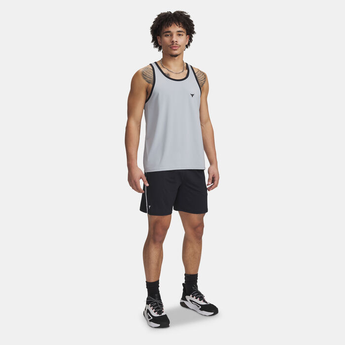 Under Armour Men's Project Rock Mesh Shorts Black Under Armour Men's Project Rock Mesh Shorts Black image number 2