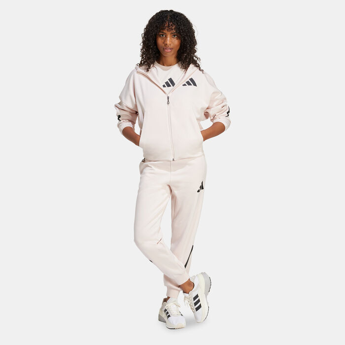 adidas Women's Z.N.E. Hoodie Pink adidas Women's Z.N.E. Hoodie Pink image number 2