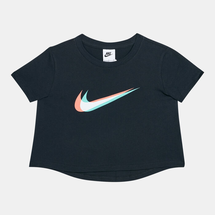 Nike Kids' Sportswear Cropped T-Shirt (Older Kids) Pink Nike Kids' Sportswear Cropped T-Shirt (Older Kids) Pink image number 0