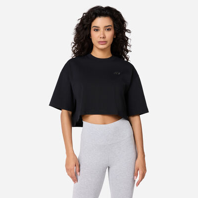 New Balance Women's Logo Jersey T-Shirt Black New Balance Women's Logo Jersey T-Shirt Black