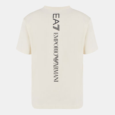 EA7 Emporio Armani Men's Train Logo Series T-Shirt Beige