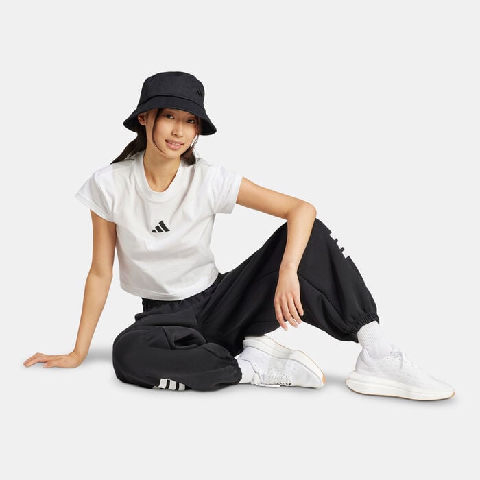 adidas Women's Future Icons Small Logo T-Shirt White adidas Women's Future Icons Small Logo T-Shirt White image number 2