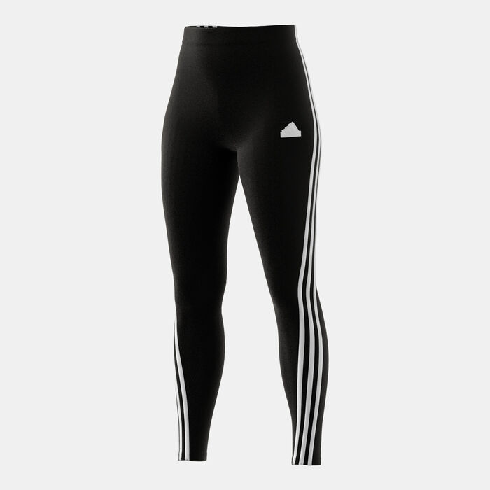 adidas Women's Future Icons 3-Stripes Leggings Black adidas Women's Future Icons 3-Stripes Leggings Black image number 0