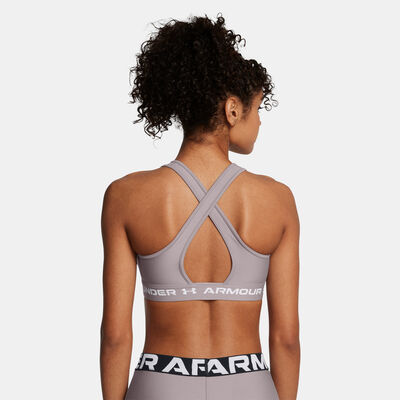 Under Armour Women's Armour Medium-Support Training Sports Bra Grey Under Armour Women's Armour Medium-Support Training Sports Bra Grey