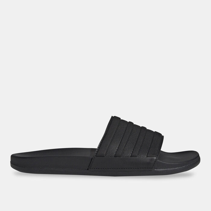 adidas Men's Adilette Comfort Slides Black adidas Men's Adilette Comfort Slides Black image number 1