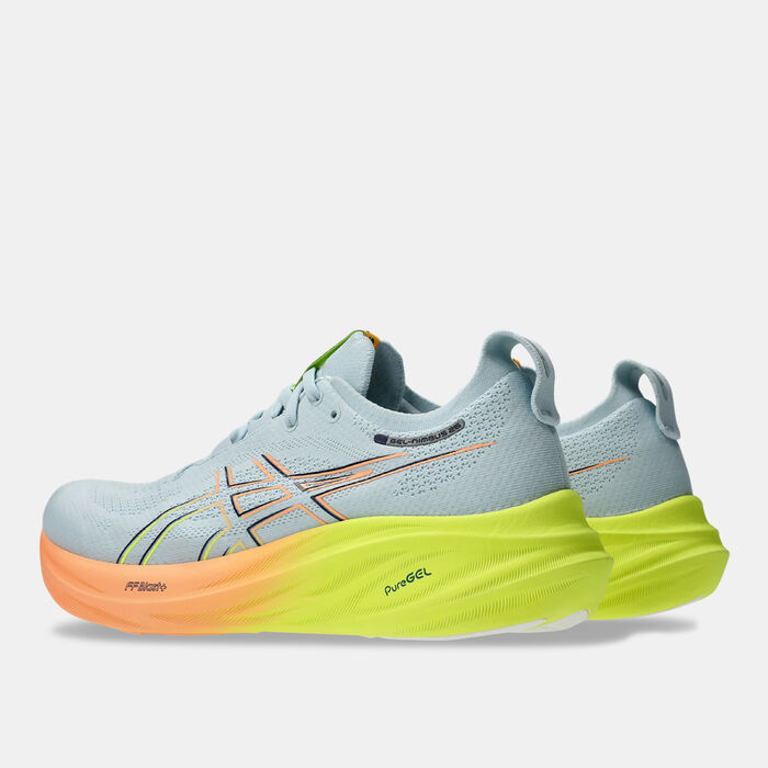ASICS Men's GEL-NIMBUS 26 PARIS Running Shoes Grey ASICS Men's GEL-NIMBUS 26 PARIS Running Shoes Grey image number 3