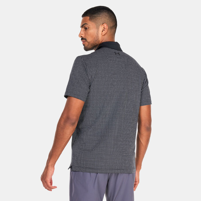 Under Armour Men's UA Tee To Green Printed Polo Shirt Grey Under Armour Men's UA Tee To Green Printed Polo Shirt Grey image number 1
