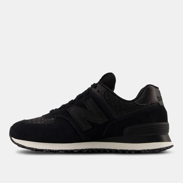 New Balance Women's 574 Shoes Black image number 2