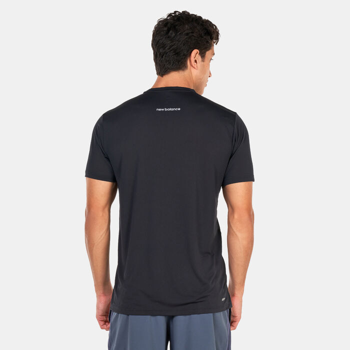 New Balance Men's Graphic Accelerate T-Shirt Blue New Balance Men's Graphic Accelerate T-Shirt Blue image number 1