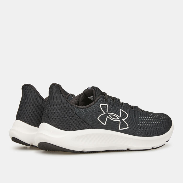 Under Armour Men's Charged Pursuit 3 Big Logo Running Shoes Black Under Armour Men's Charged Pursuit 3 Big Logo Running Shoes Black image number 3