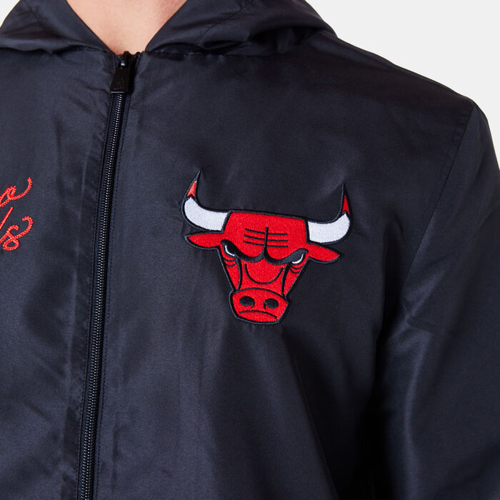 New Era Men's NBA Chicago Bulls Graphic Full-Zip Hoodie Black New Era Men's NBA Chicago Bulls Graphic Full-Zip Hoodie Black image number 6