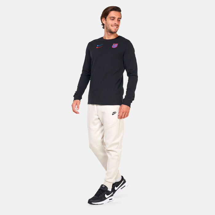 Nike Men's F.C. Barcelona Ignite Long-Sleeve T-Shirt Black Nike Men's F.C. Barcelona Ignite Long-Sleeve T-Shirt Black image number 2
