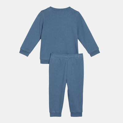 PUMA Kids' Essential+ Sweatshirt and Joggers Set Blue PUMA Kids' Essential+ Sweatshirt and Joggers Set Blue