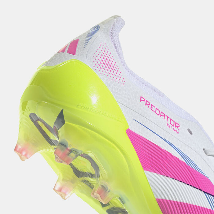 adidas Men's Predator League Fold-Over Tongue Firm Ground Football Shoes Pink image number 4