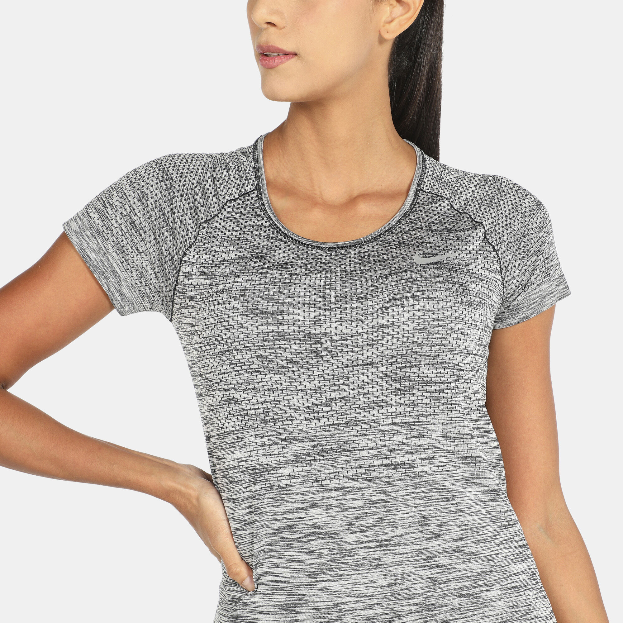 Buy Nike Women s Dri FIT Knit T Shirt Black in KSA SSS