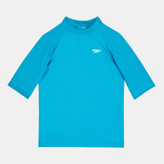 Speedo Kids' Printed Rashguard Blue Speedo Kids' Printed Rashguard Blue image number 0