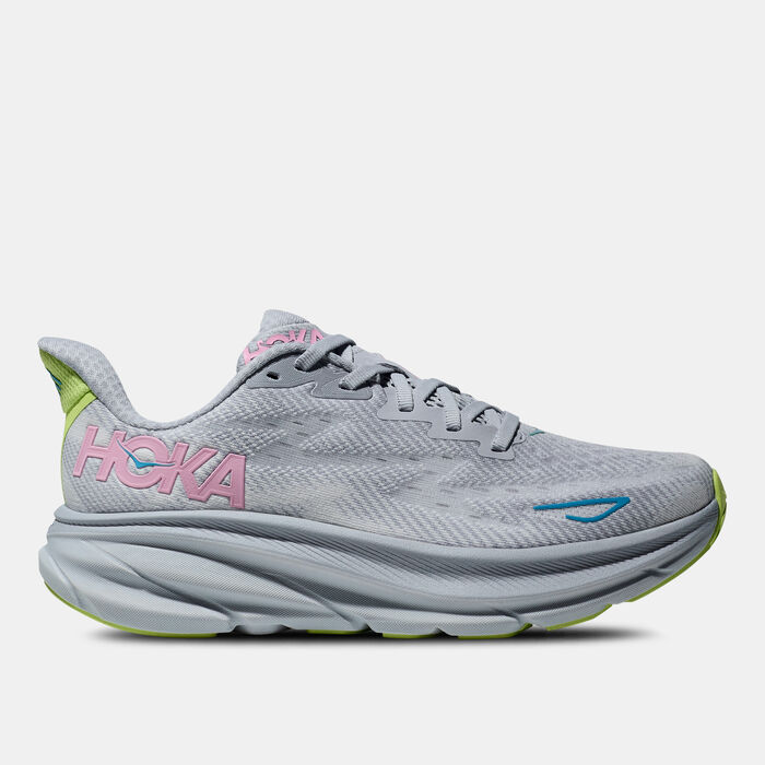 HOKA Women's Clifton 9 Running Shoes Grey HOKA Women's Clifton 9 Running Shoes Grey image number 0