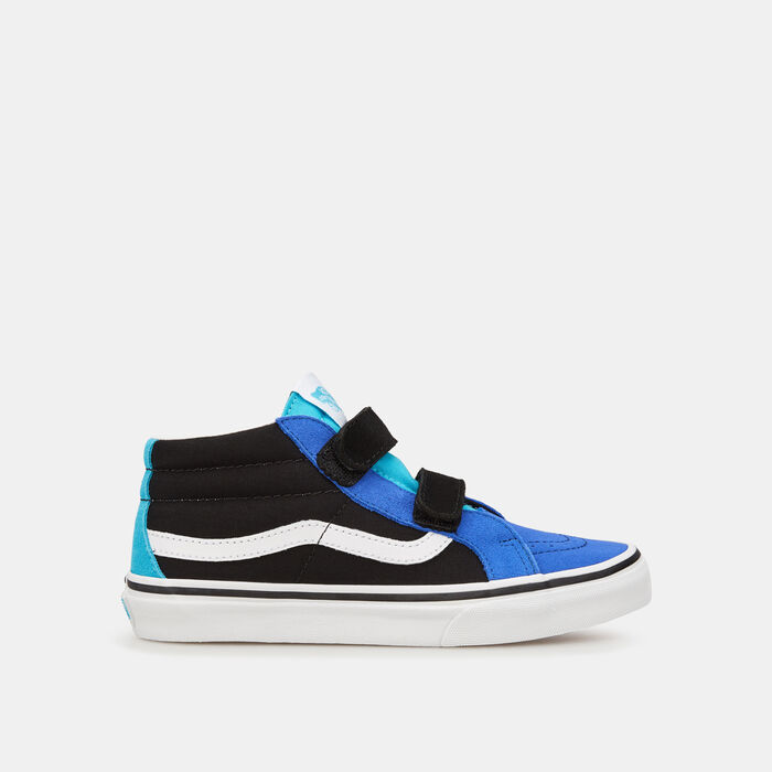 Vans Kids' Checkerboard SK8-Mid Reissue V Unisex Shoe Blue Vans Kids' Checkerboard SK8-Mid Reissue V Unisex Shoe Blue image number 0