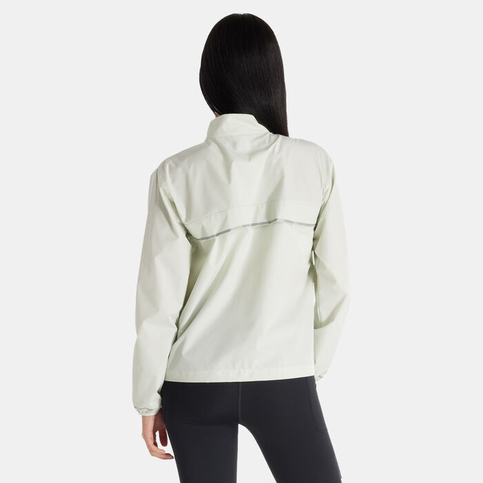 New Balance Women's Sport Essentials Reflective Jacket Green New Balance Women's Sport Essentials Reflective Jacket Green image number 1