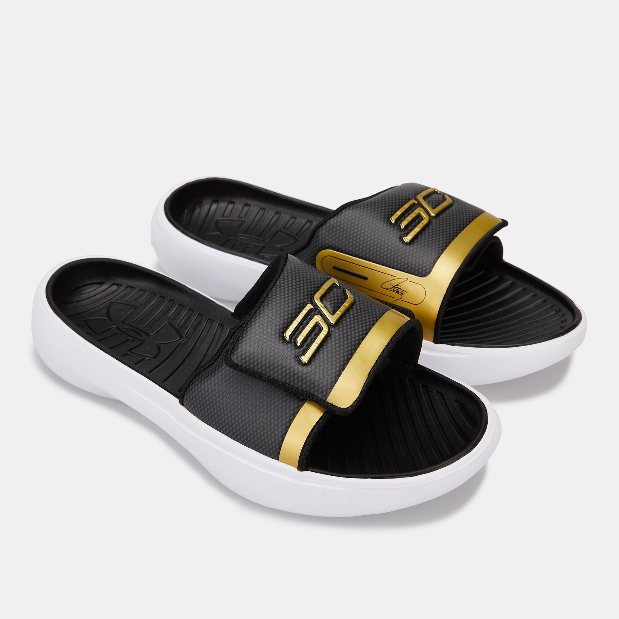 Steph curry slides sales