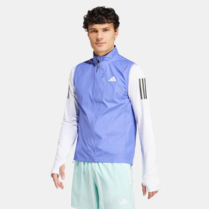 adidas Men's Own the Run Vest Blue adidas Men's Own the Run Vest Blue image number 0