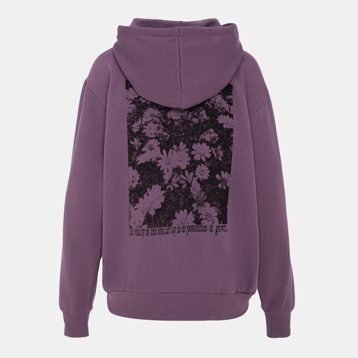 Vans Women's Wellness Full-Zip Hoodie Purple image number 1