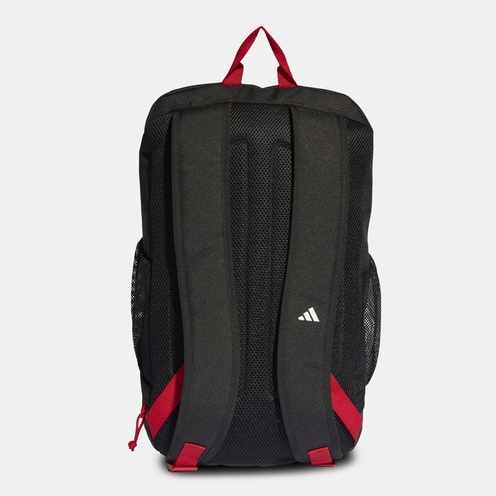 adidas Men's Manchester United Backpack Black image number 1