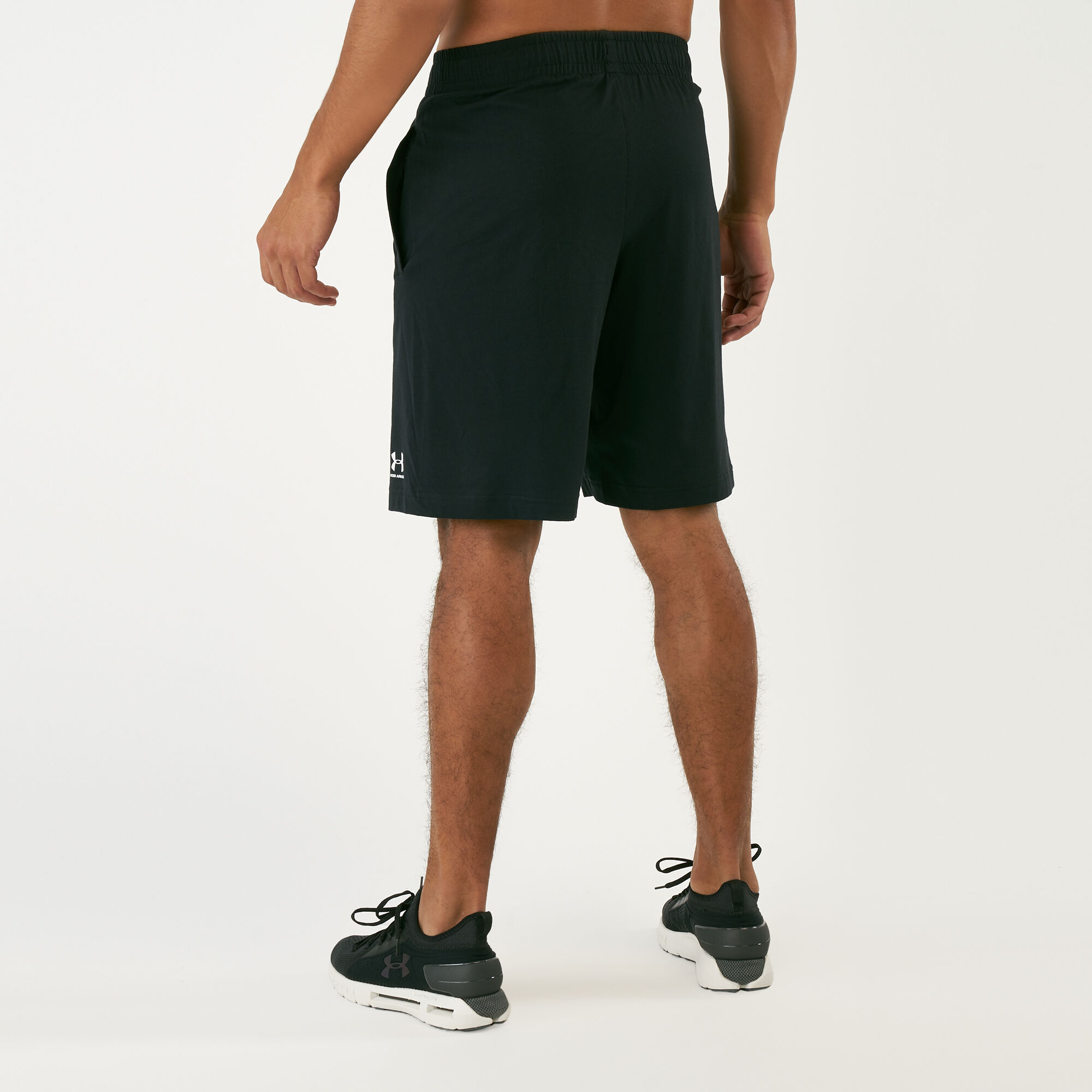 Buy Under Armour Men s Sportstyle Cotton Shorts Black in KSA SSS