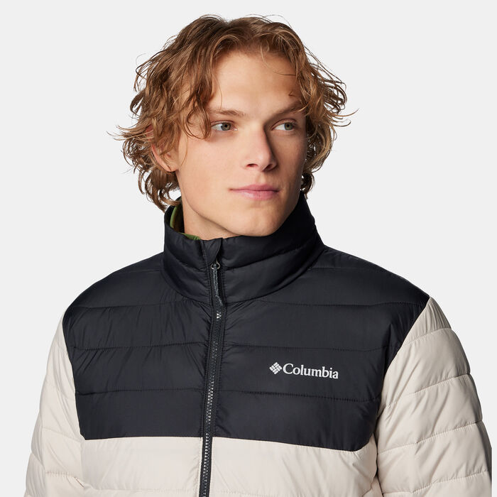 Columbia Men's Powder Lite II Full-Zip Hiking Jacket Beige Columbia Men's Powder Lite II Full-Zip Hiking Jacket Beige image number 3
