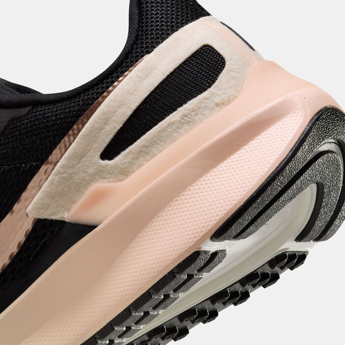 Nike Women's Air Zoom Structure 25 Shoe Black Nike Women's Air Zoom Structure 25 Shoe Black image number 5