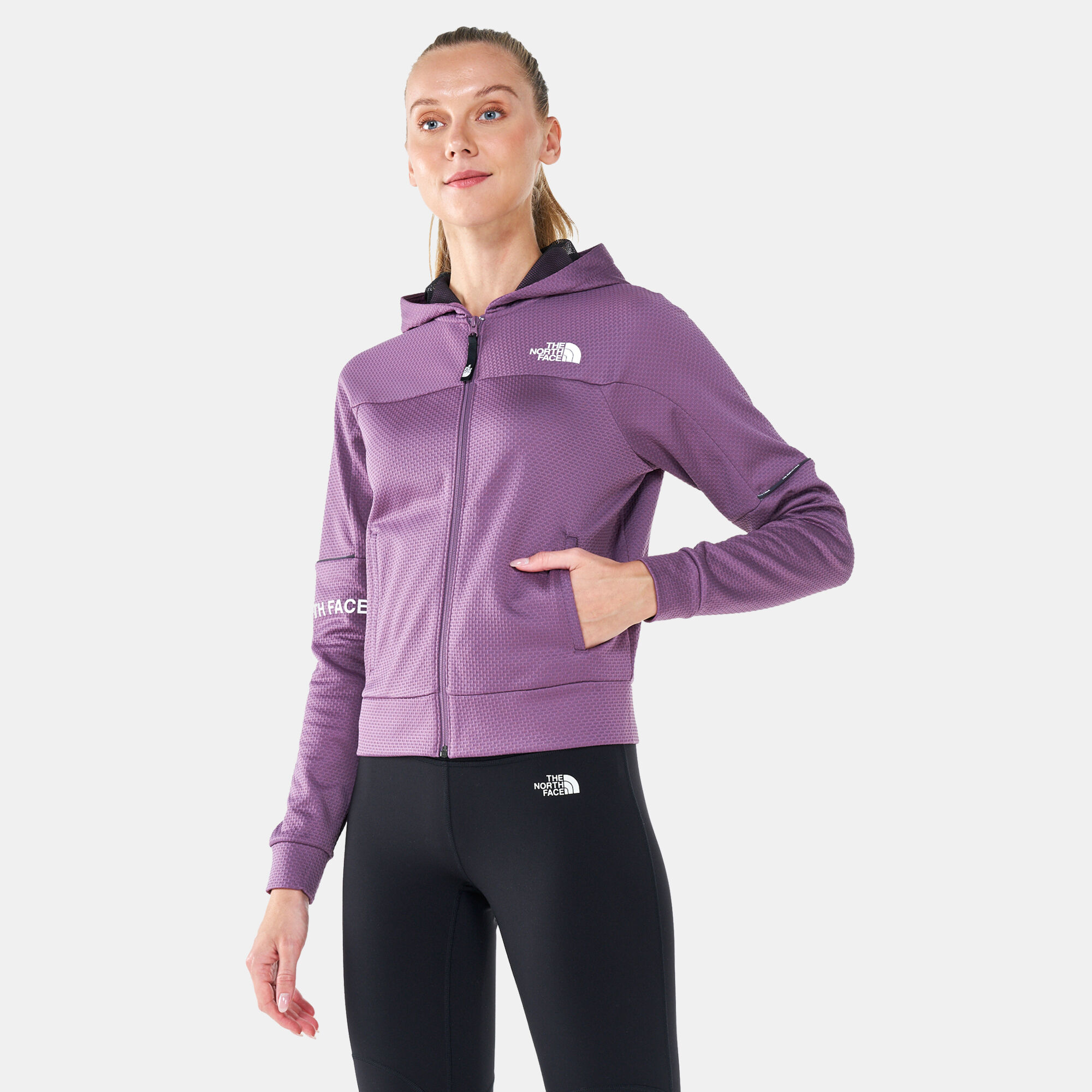 The north face mittellegi full zip hoodie blue on sale