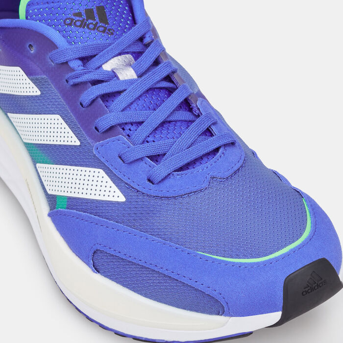 adidas Men's Adizero Boston 10 Shoe Blue adidas Men's Adizero Boston 10 Shoe Blue image number 5