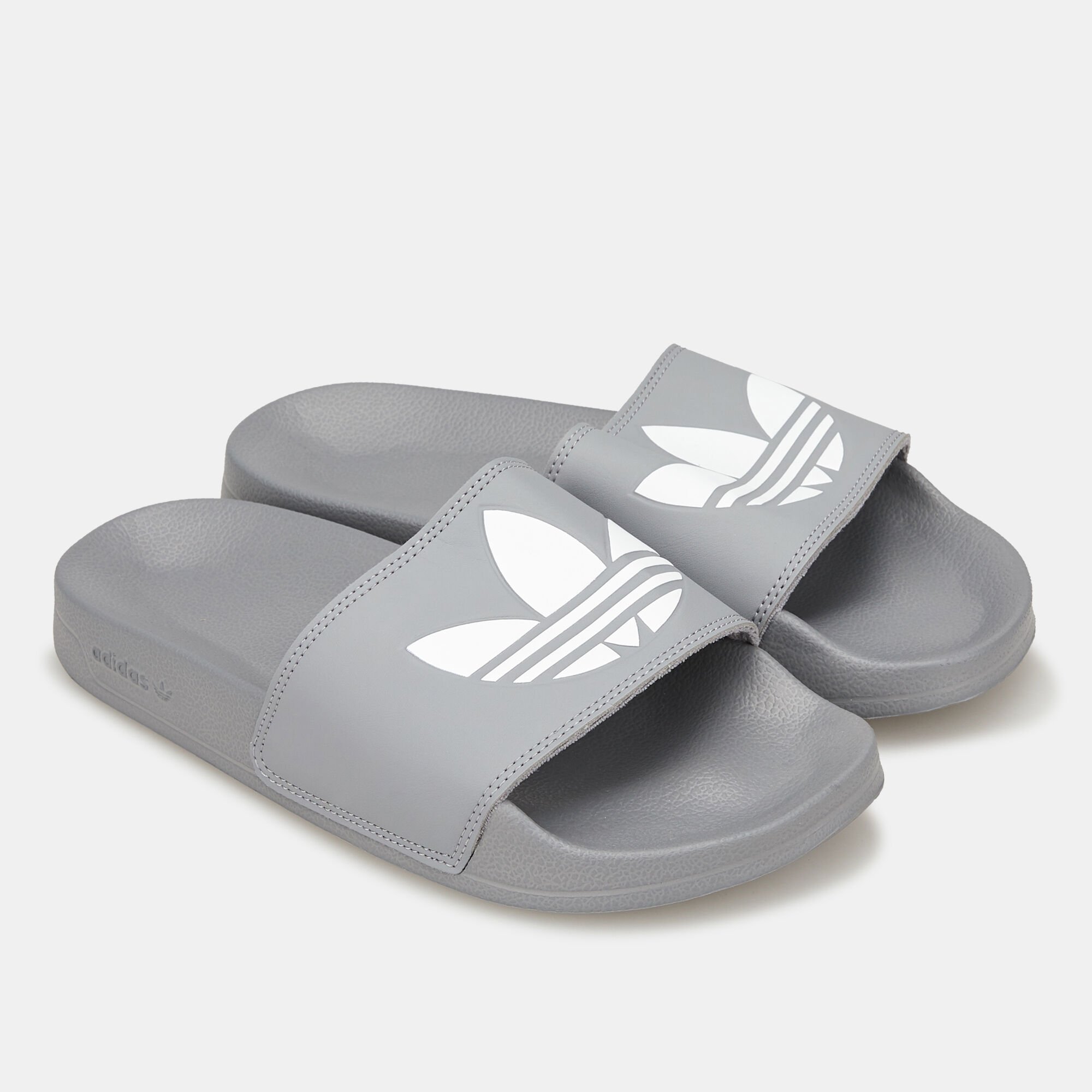 Adidas slides clearance mens grey
